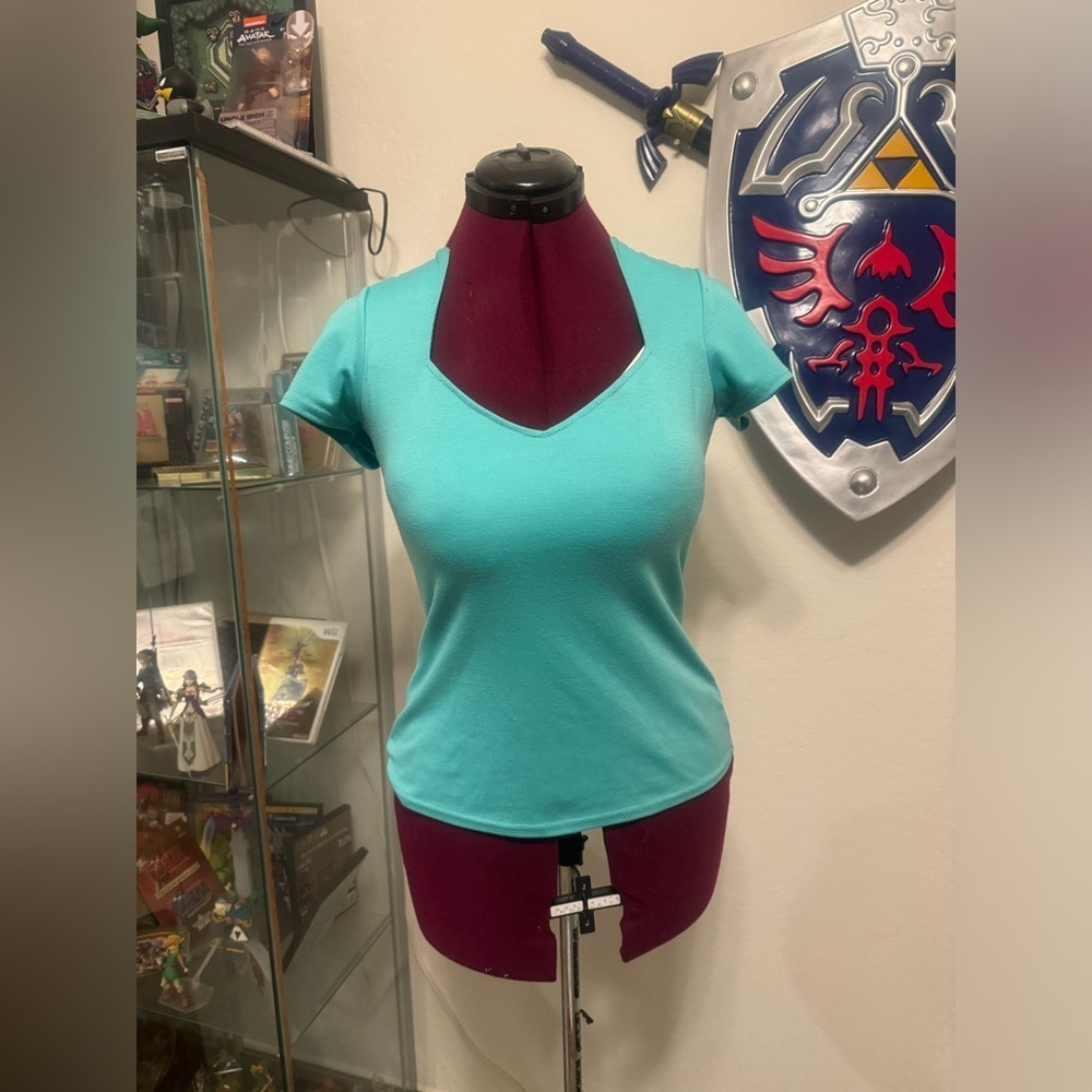 RockSteady Green Fitted Cap Sleeve T-Shirt